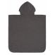 Badeponcho aus Mull Anthrazit