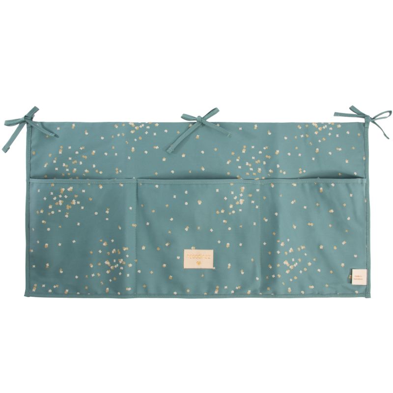 Merlin Wiegen Organizer Gold Confetti Magic Green Das Kleine Zebra