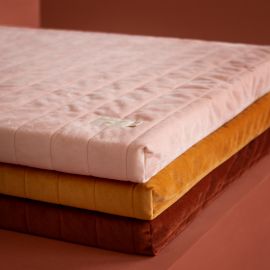 Zanzibar velvet Spielmatratze - Bloom pink