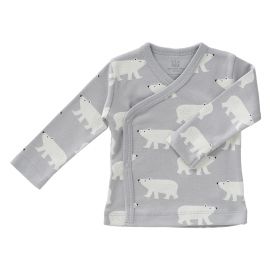 Baby-Shirt mit Ãœberschlag Polar bear
