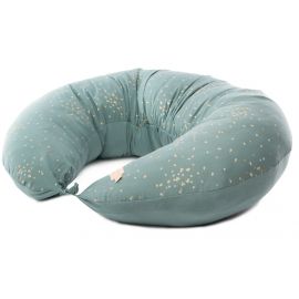 Schwangerschaftskissen Luna - Gold Confetti & Magic Green