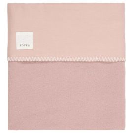 Wiegendecke Runa flannel - Old pink - 75X100 cm