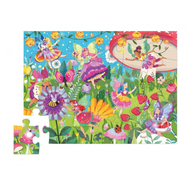 Puzzle Fairy Garden 24 Teile Das Kleine Zebra