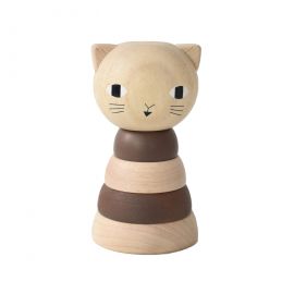 Holzsteckspielzeug - Katze