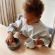 Vivi Kindergeschirr aus Silikon - Rabbit sea blue