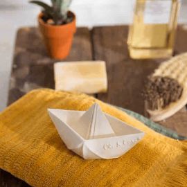 Badespielzeug - Origami boat - WeiÃŸ