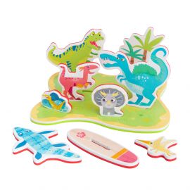 Badewannenspielzeug - Bath Stories Dinosaur Island