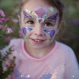 Gesichtssticker - Butterfly fairy