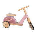Hübsches rosa 'Vespa' Laufrad aus Holz