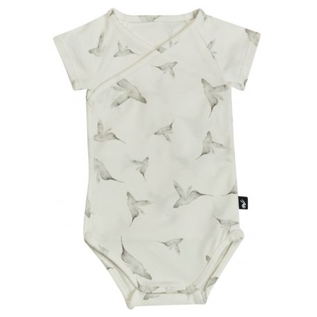 Kurzärmliger Kimono-Babybody - Little Dreams
