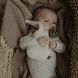 Langärmliger Babybody mit Kragen - Stiched bunny