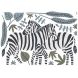 Wandaufkleber L - Zebras