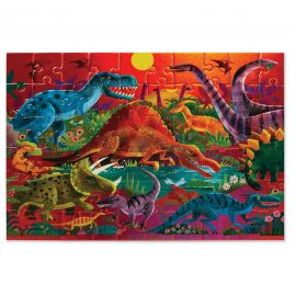 Folienpuzzle - Dazzling Dinos - 60 Teile
