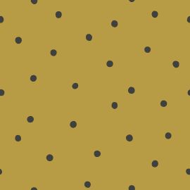 Tapete - Minima - Playful dots - Mustard