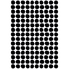 Wandaufkleber A3 - Dots - Schwarz