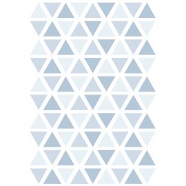 Aufkleber Set A3 - Dreieck - Sweet Blue