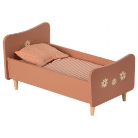 Bett aus Holz - Mini - Rosa
