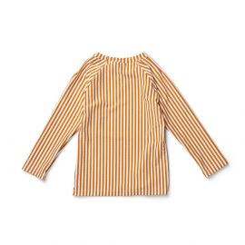 Noah Schwimmshirt - Y/D stripe: Mustard/white