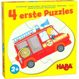4 erste Puzzles - Einsatzfahrzeuge