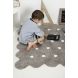 Waschbarer Teppich Biscuit - Grey - 120 x 160 cm