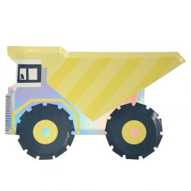 Papptellern - Dumper Truck