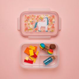 Lunchbox mit 3 FÃ¤chern - Einhorn