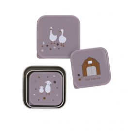 Snackbox-Set - Tiny farmer lilac
