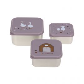 Snackbox-Set - Tiny farmer lilac