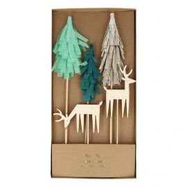 Tortendeko - Woodland & Reindeer