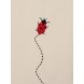 Spielzelt - Ladybird Embroidery - Natural