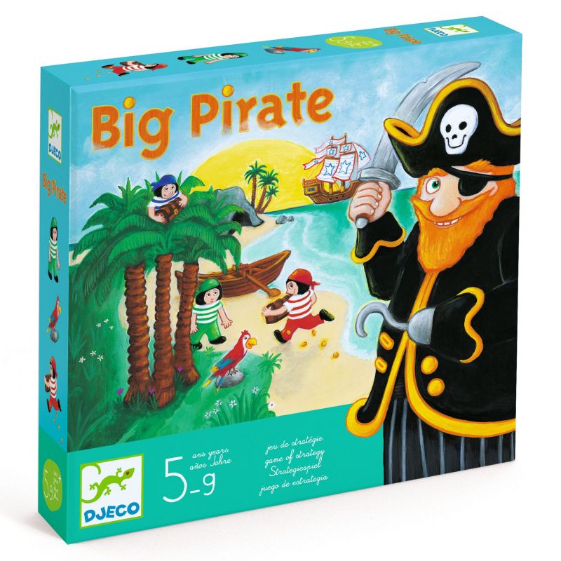 DJECO - Spannendes Strategiespiel 'Big pirate' - Das Kleine Zebra