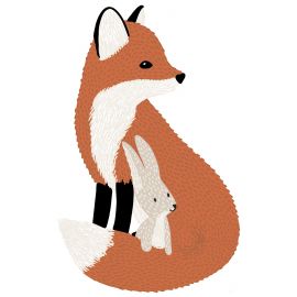 Wandaufkleber - Mr Fox & His Friend
