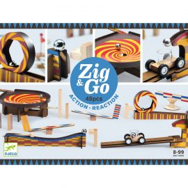 Zig & Go Aktion-Reaktion-Baukasten - 45-teilig
