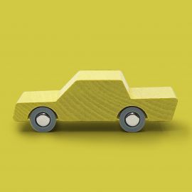 Hin und Her Spielzeugauto - Gelb