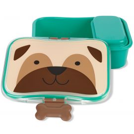 Zoo Lunchbox mit snackdöschen - Mops