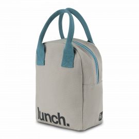 Zipper Lunchtasche - Grey & Midnight