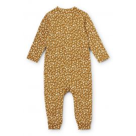 Birk Jumpsuit Pyjama - Mini leo & Golden caramel