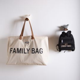 Tasche Family bag - GrauweiÃŸ & Schwarz