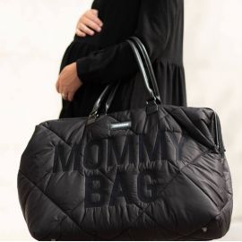 Wickeltasche Mommy bag - Gesteppt - Schwarz