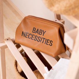 Baby Necessities Kulturbeutel - Simili-Leder - Braun