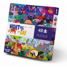 Puzzle Opposites - Night & Day - 48 Teile