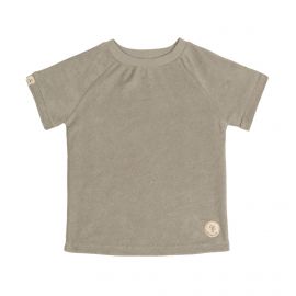 Frottee T-Shirt - Olive