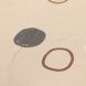 Musselin-Decke aus Bio-Baumwolle - Circles offwhite & multicolor - 75 x 100 cm