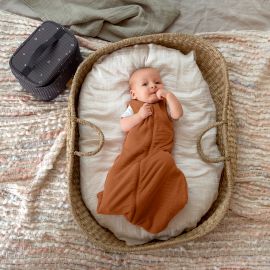 Babyschlafsack - Bio-Baumwolle - Rust