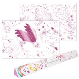 Ausmal-Poster Einhorn - 2er-Set