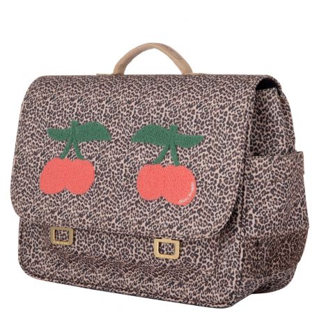Schultasche It Bag Midi Leopard Cherry