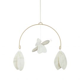 Lin français Libelle Mobile - Off White - 31x38 cm