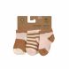 Sneaker Socken Pink & Caramel - 3-er Pack - GOTS