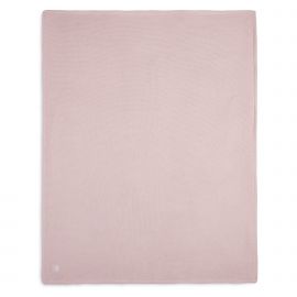 Decke Wiege 75x100cm Basic Knit Pale Pink/Fleece