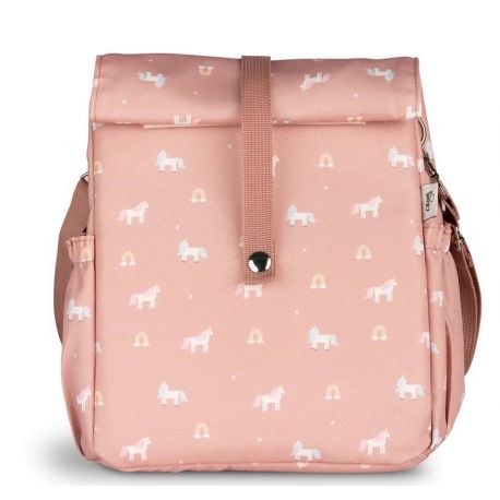 Rollup Isothermische Lunchtasche - Pink unicorn
